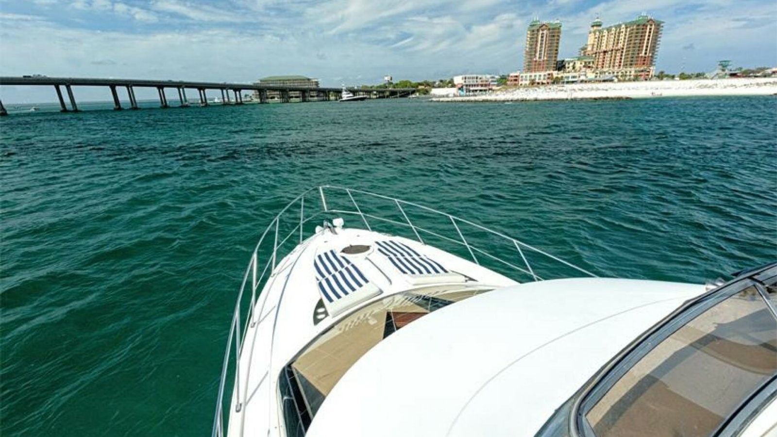 Bow View with Sunpads