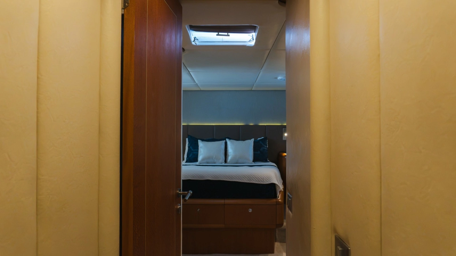 Luxurious Master Stateroom Entrance
