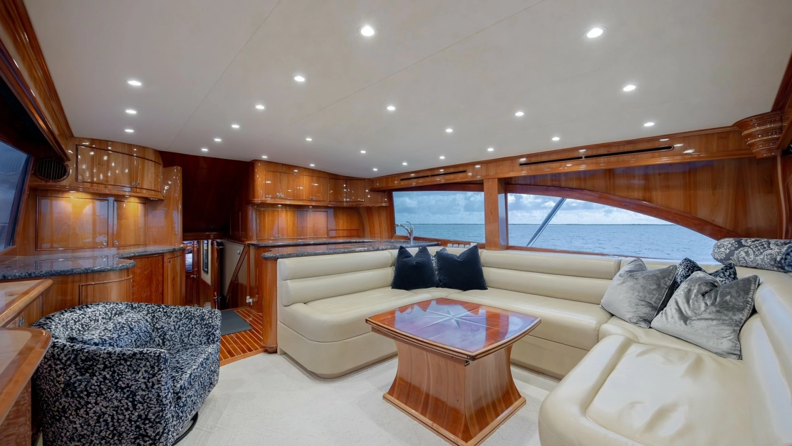 Luxurious Main Salon with Ocean Views