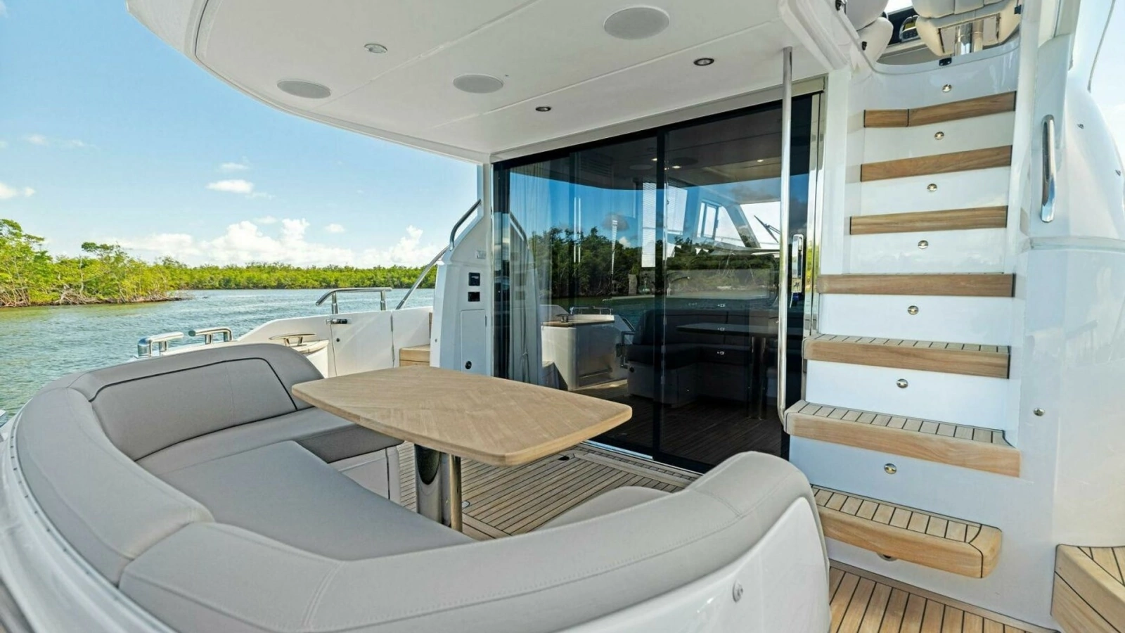 2025 Princess F50 Flybridge Cockpit
