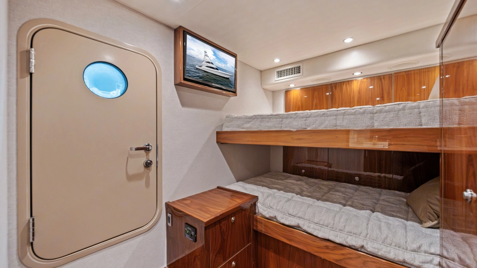 Cozy Guest Stateroom with Bunk Beds