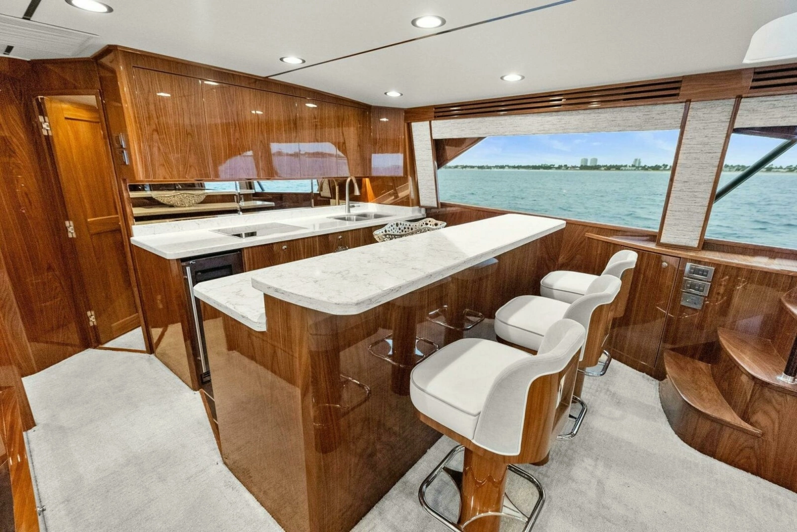 2022 Viking 68 Enclosed Bridge- PIPE DREAM- Galley