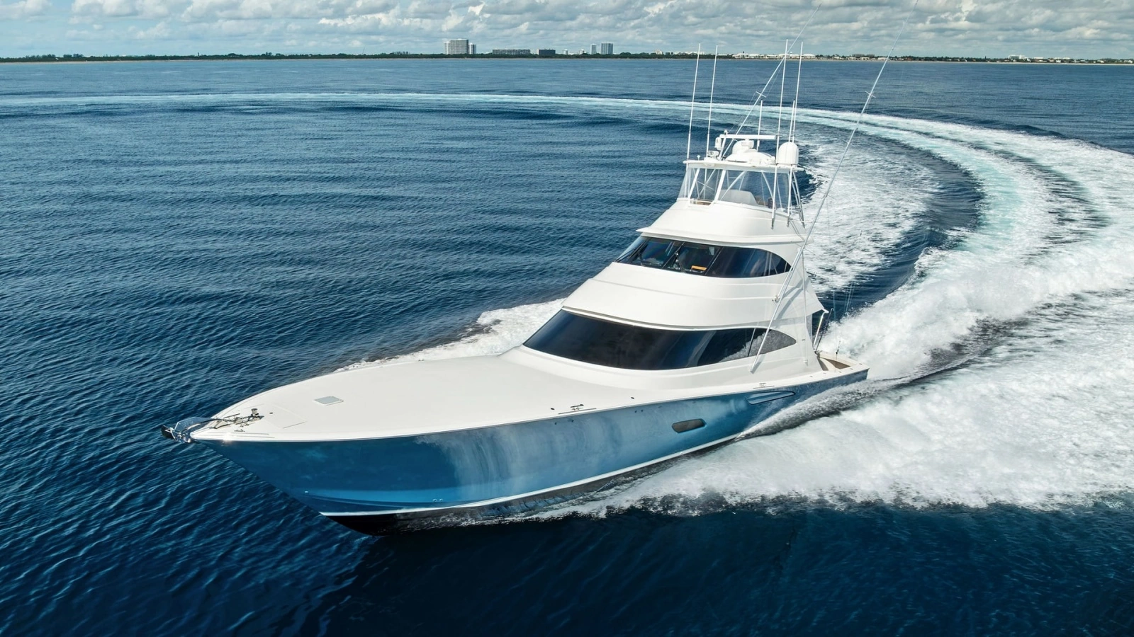 Aerial View of Viking 80 Convertible