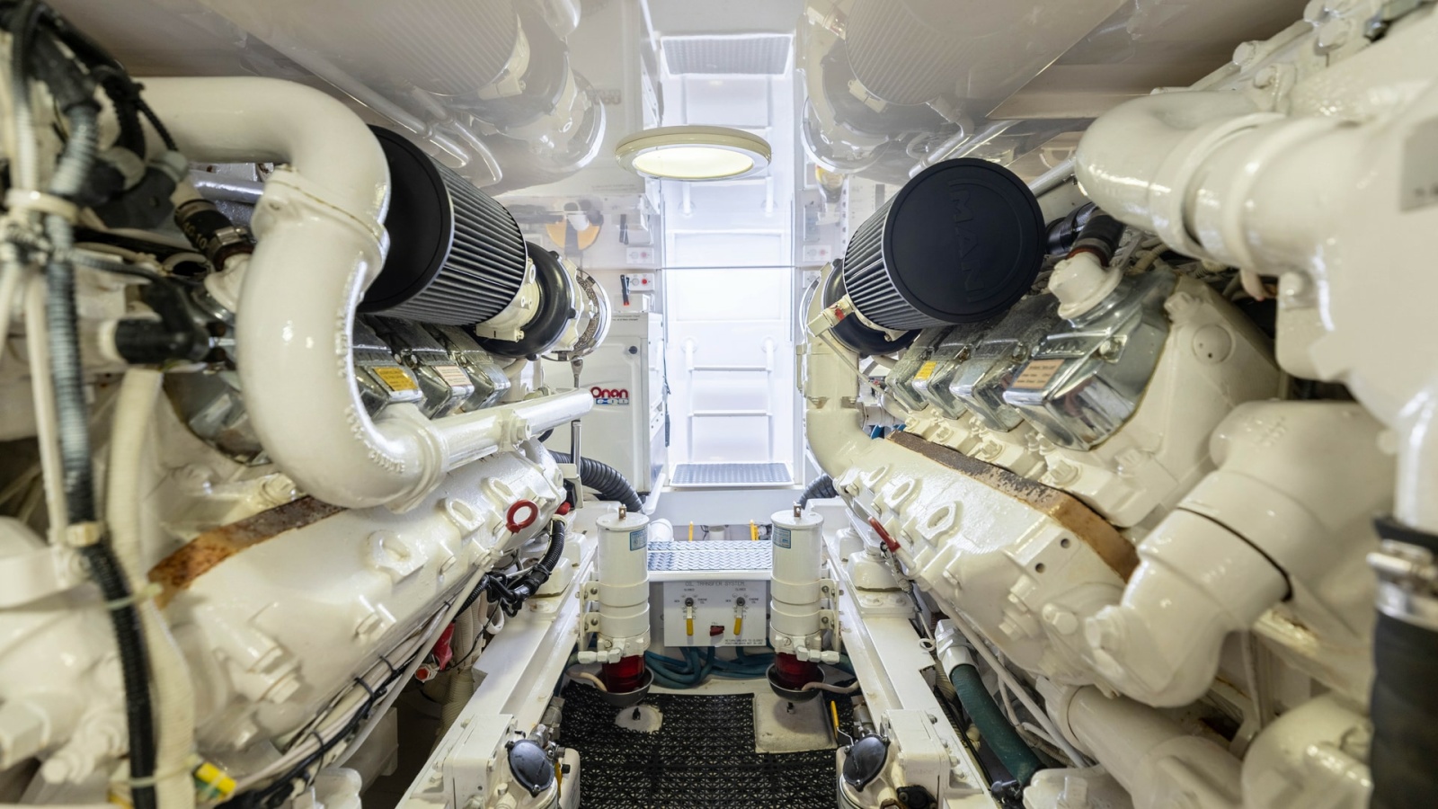 Engine Room with Twin Engines