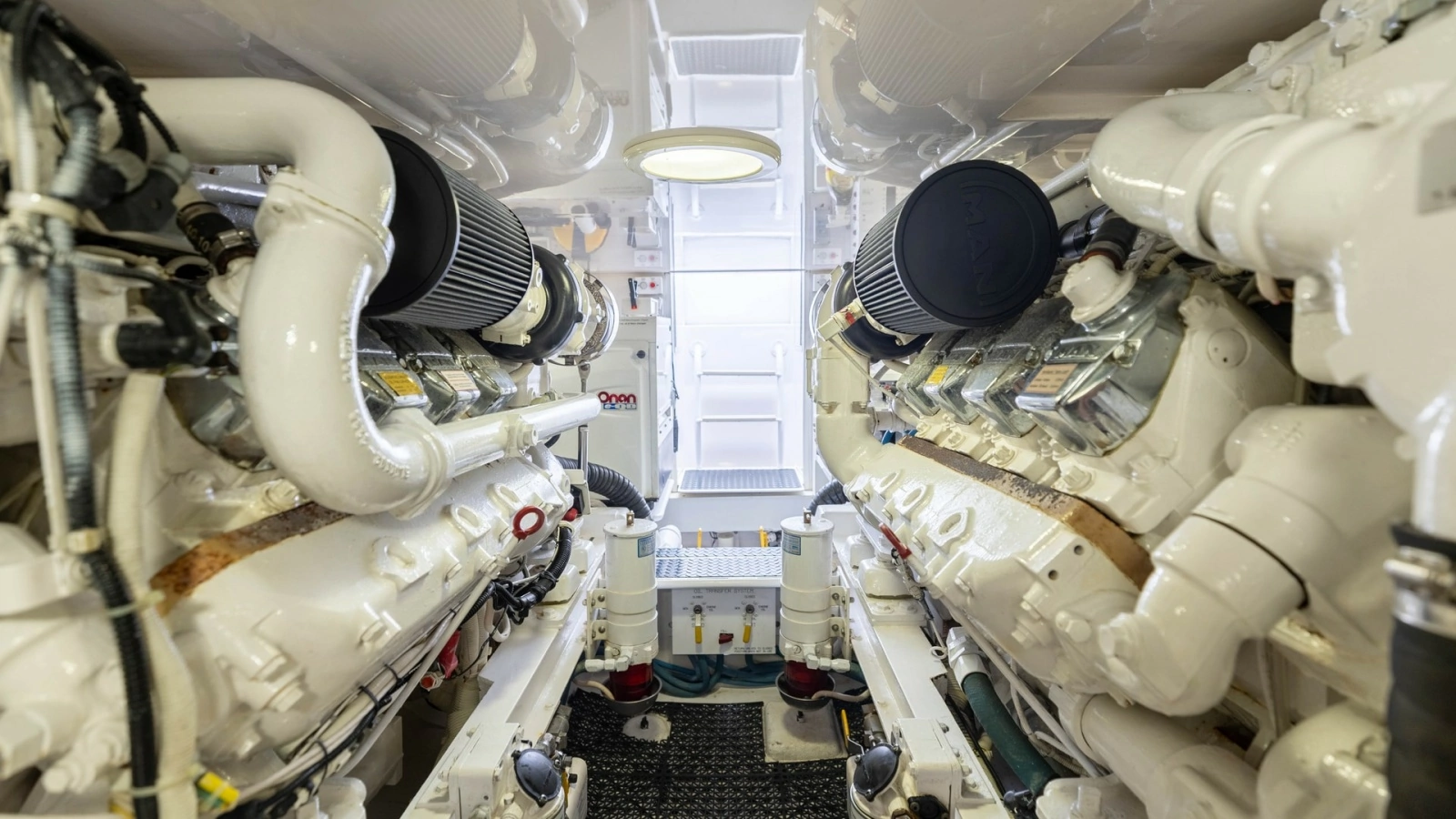 Engine Room with Twin Engines