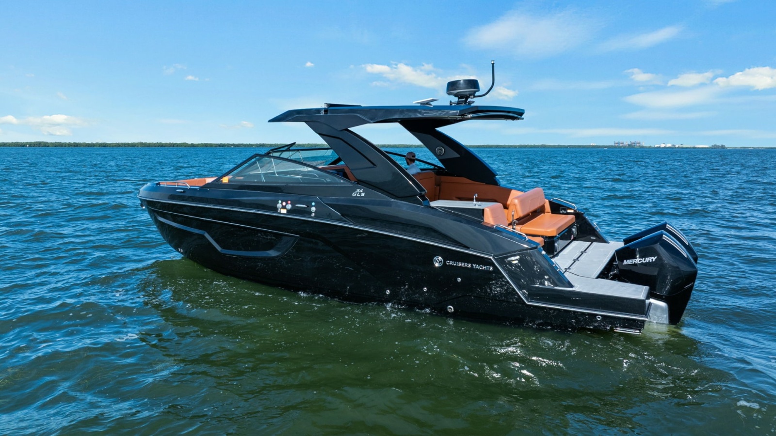 Sleek Aft Deck and Cockpit View