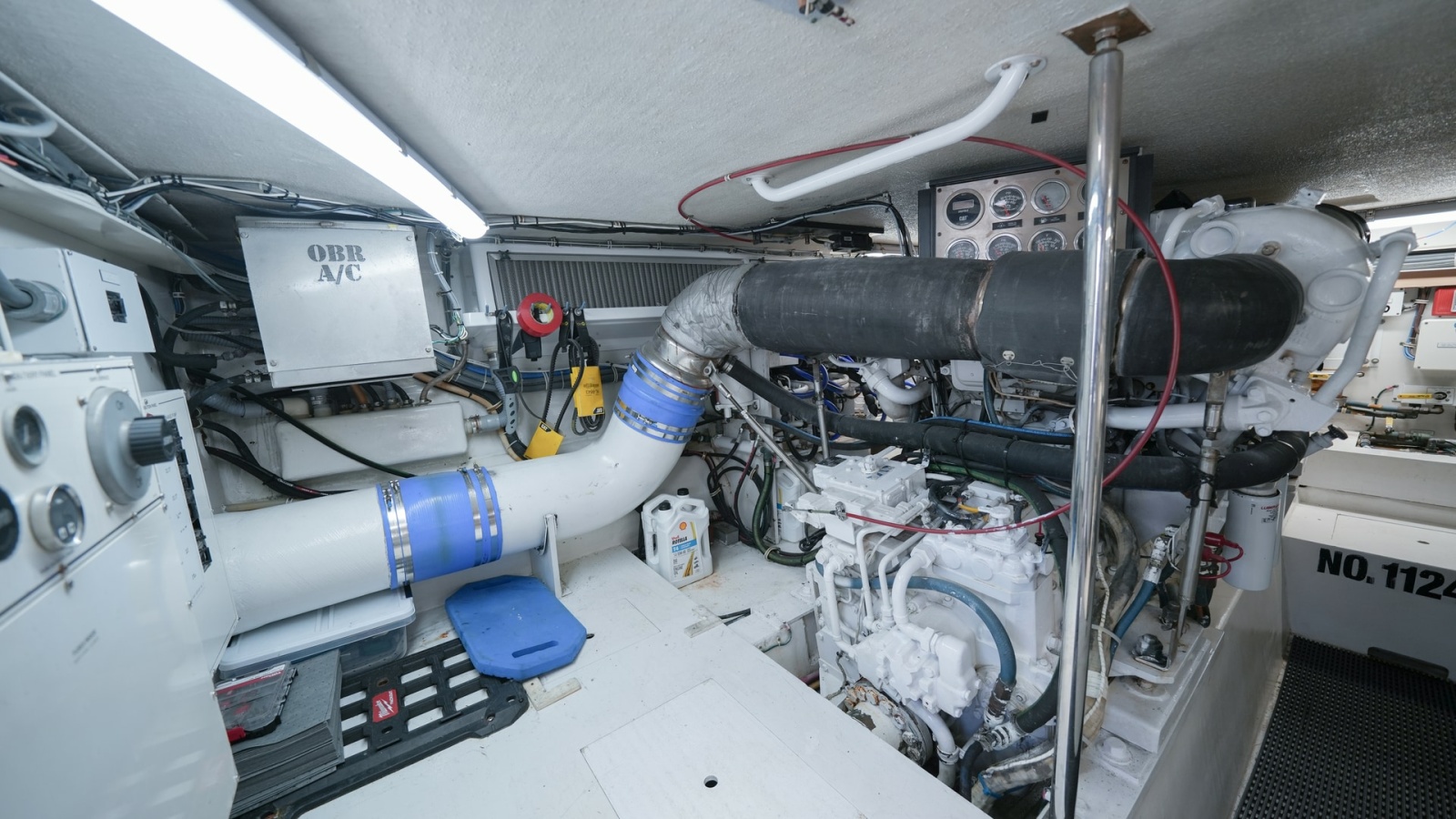 Engine Room with Twin Engines