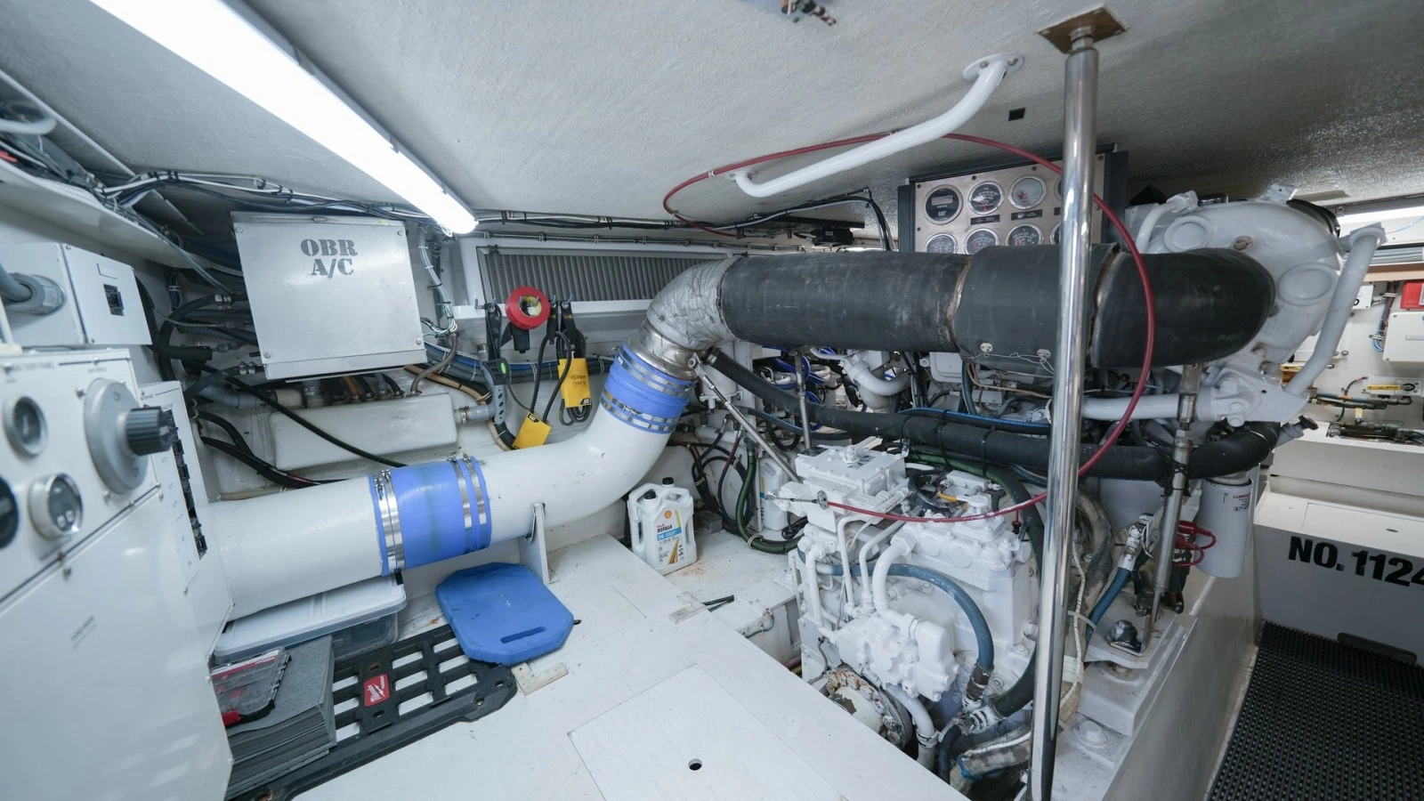 Engine Room with Twin Engines