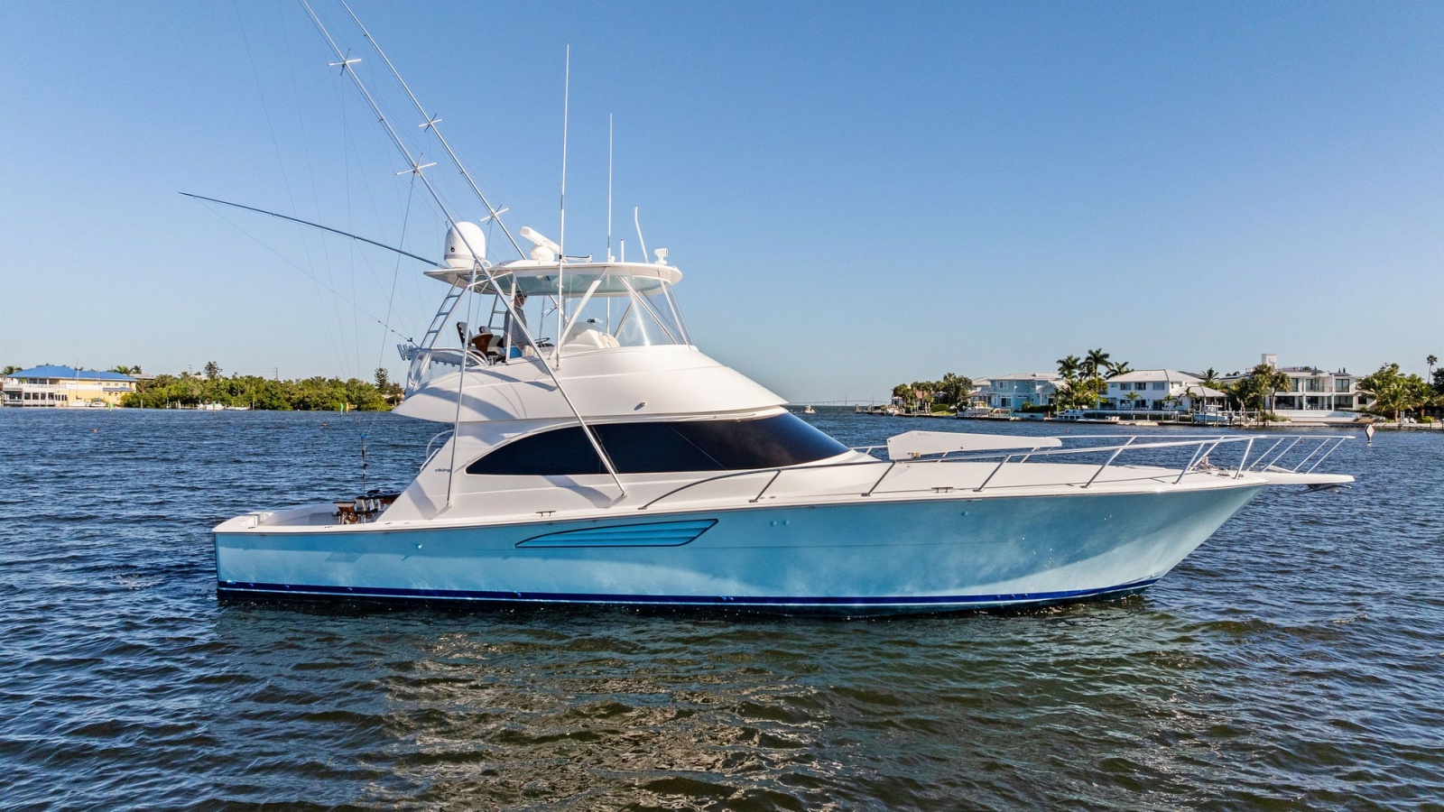 Starboard Profile of Viking 54 Convertible
