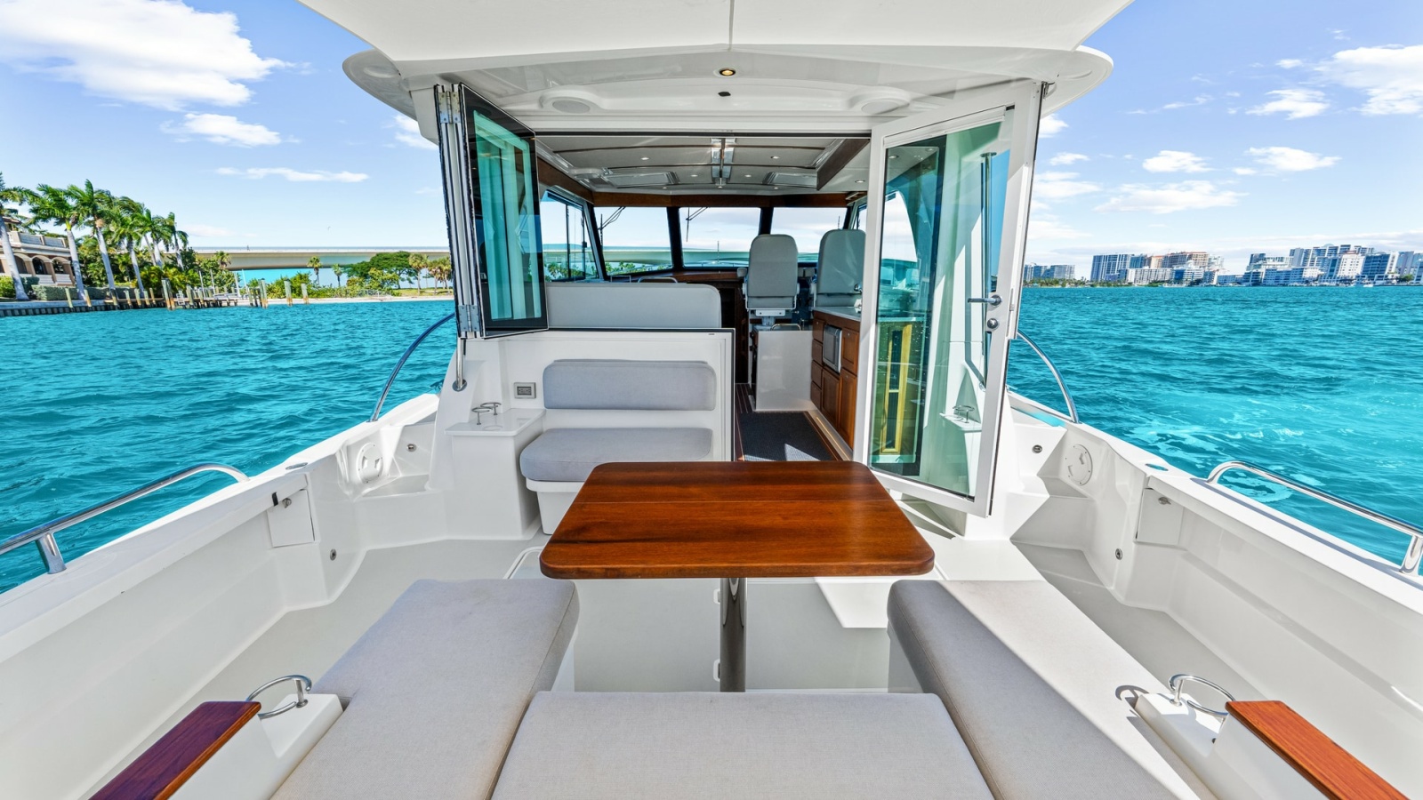 Spacious Aft Deck with Seating Area