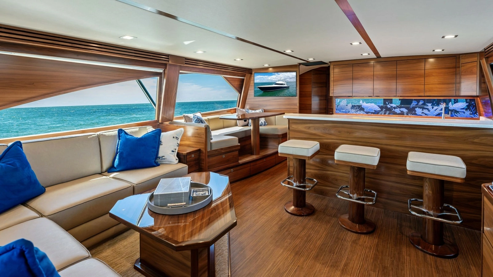 Spacious Salon with Ocean Views