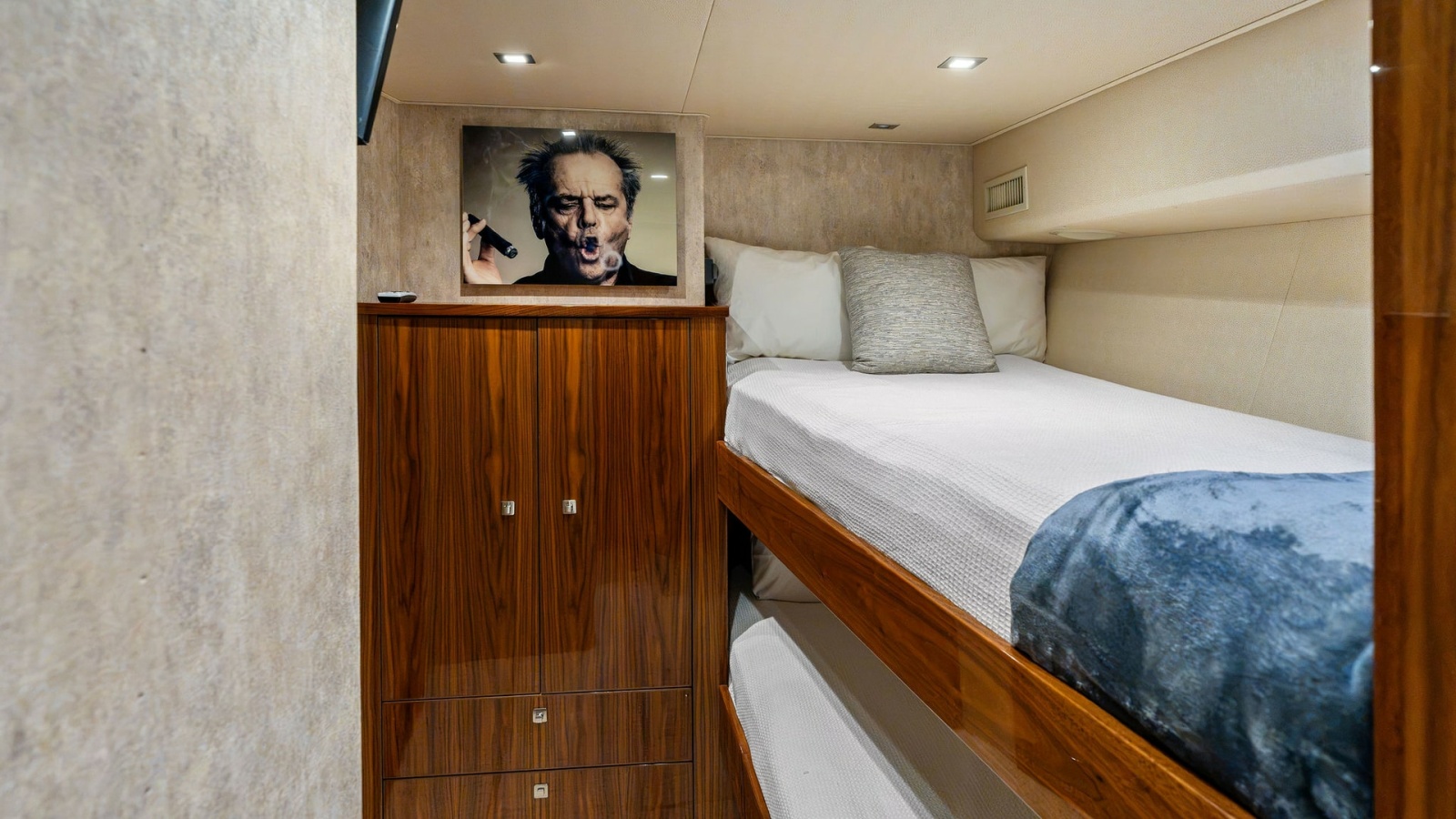 2016 Viking 80 Enclosed Bridge- FRIGATE-Starboard Stateroom