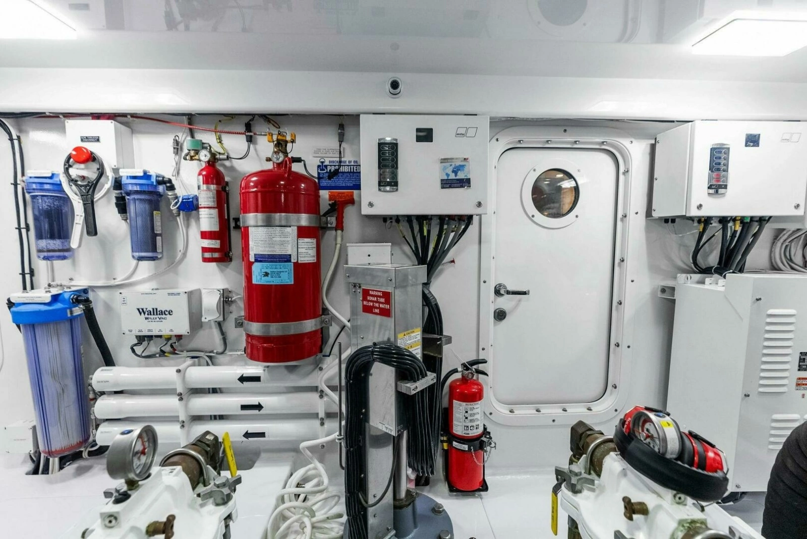 2022 Viking 68 Enclosed Bridge- PIPE DREAM- Engine Room