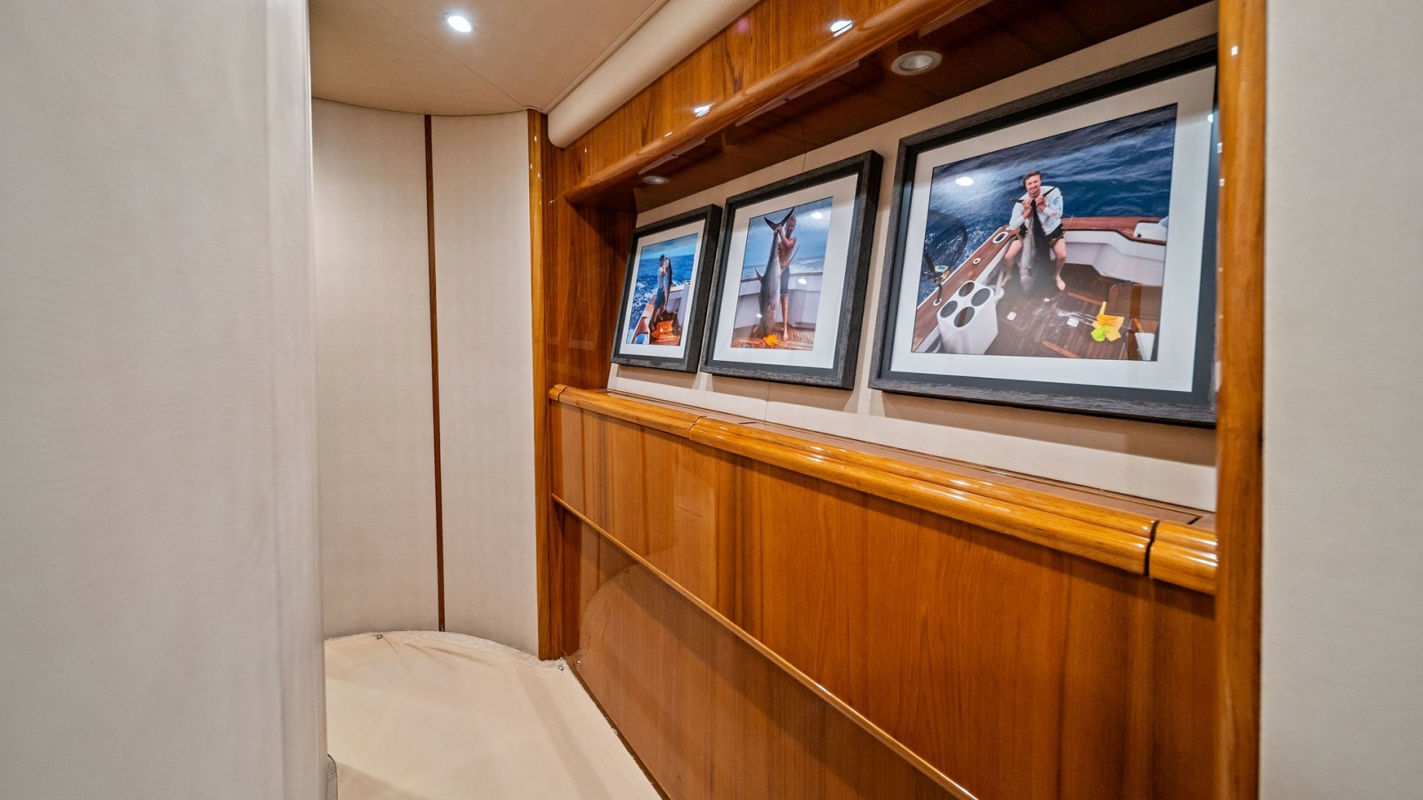 Elegant Hallway with Art Display