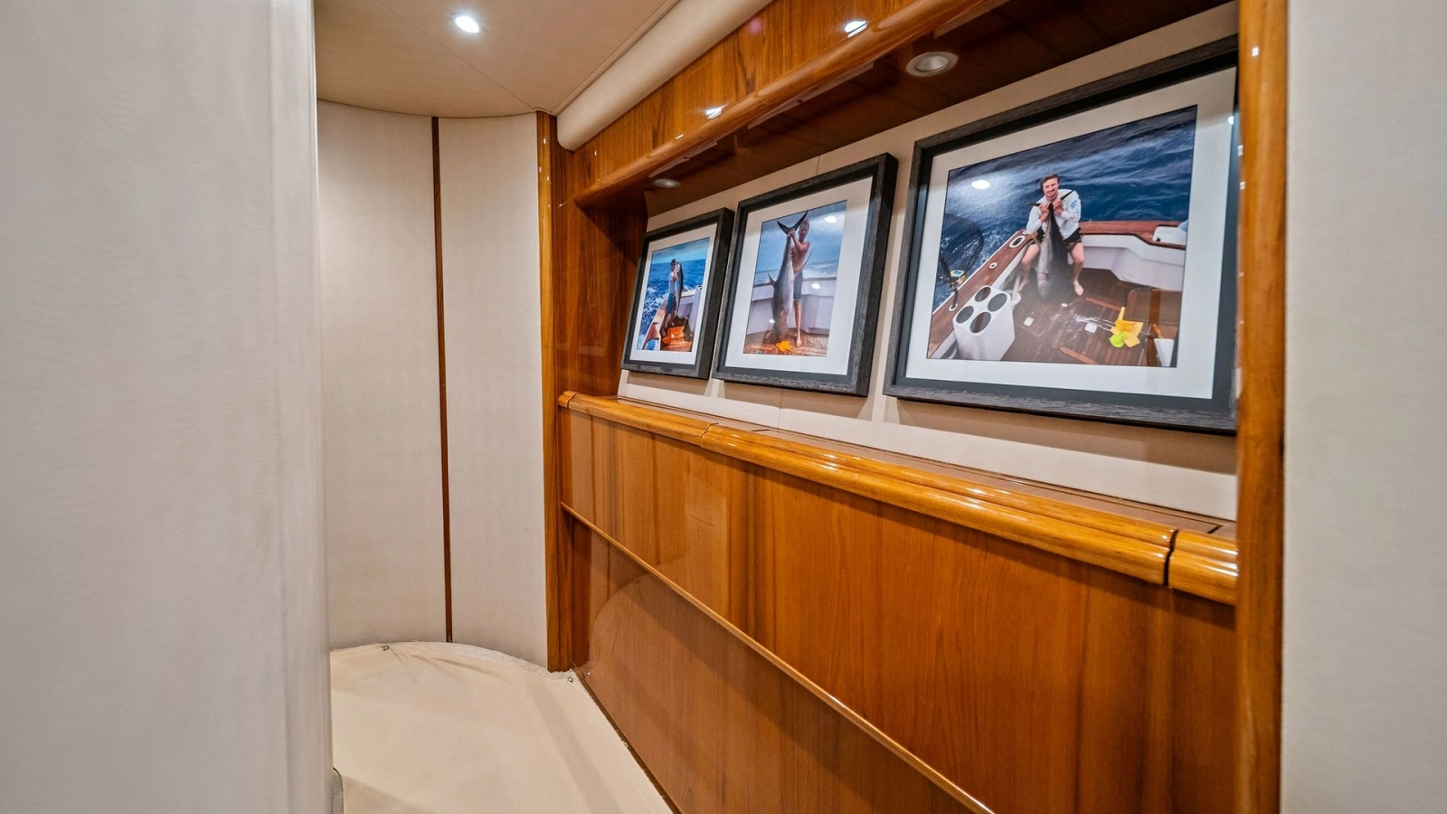 Elegant Hallway with Art Display
