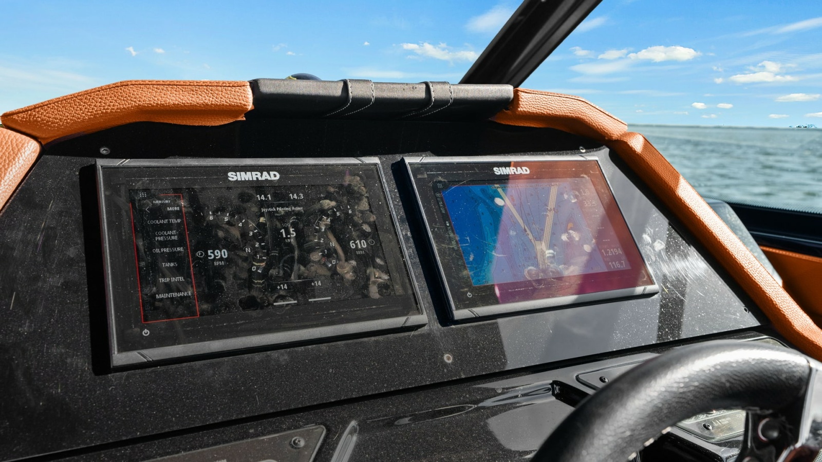 Helm Station with Dual Displays
