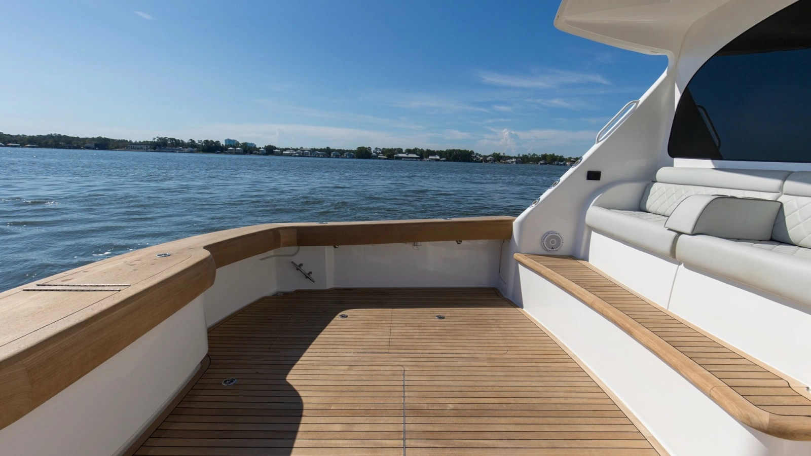 Spacious Aft Deck with Seating