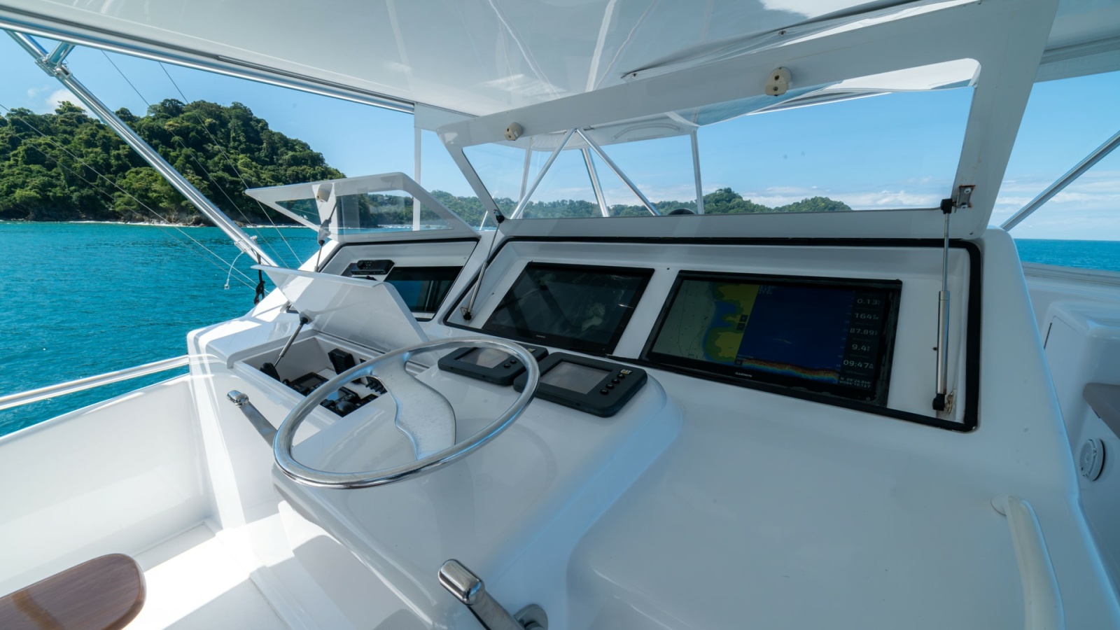 2001 Viking 61 Convertible- Caliente- Helm