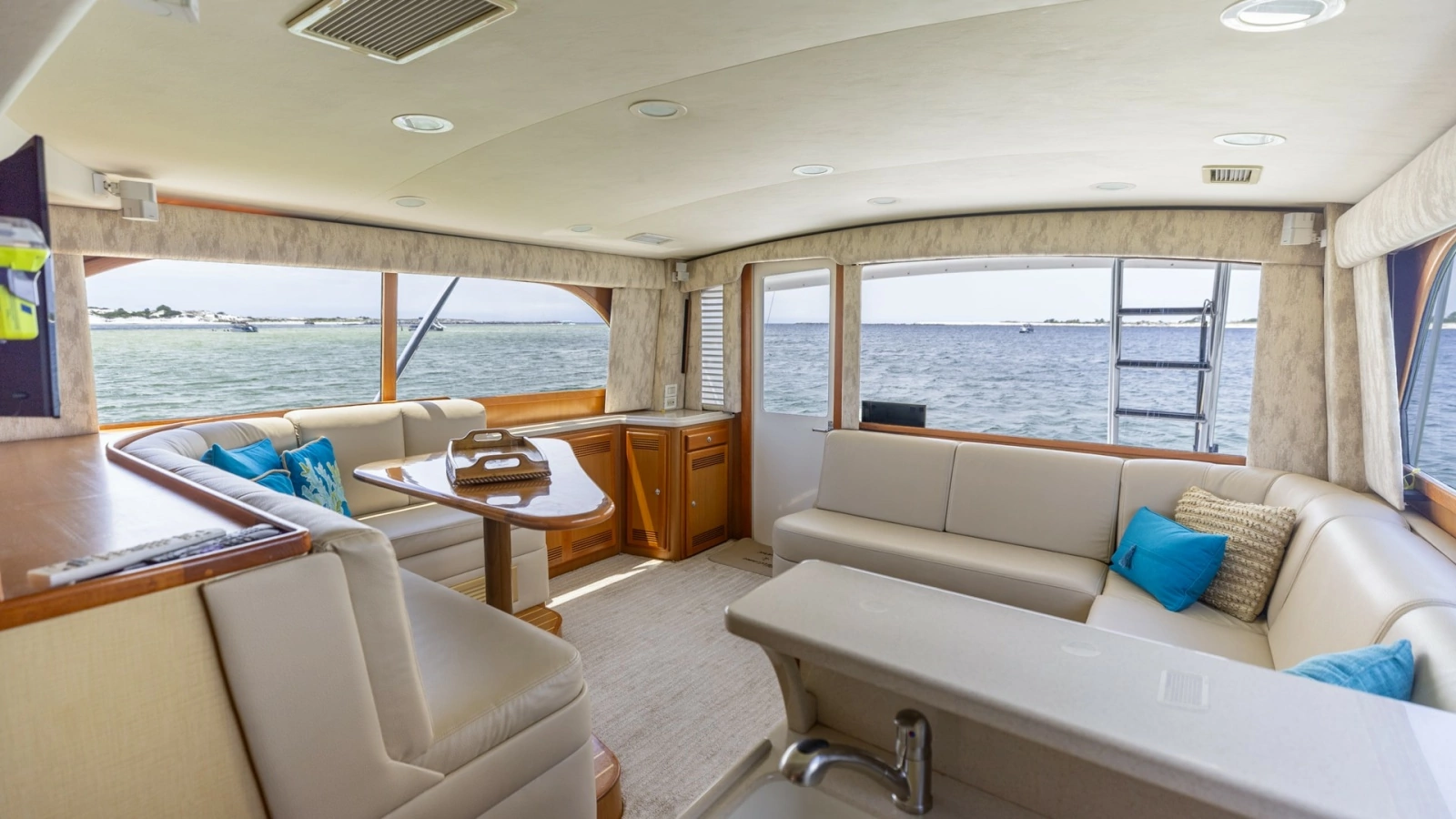 Spacious Salon with Panoramic Views