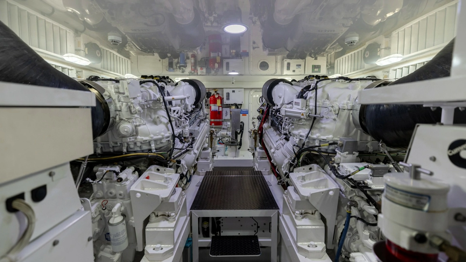 Engine Room with Dual Engines