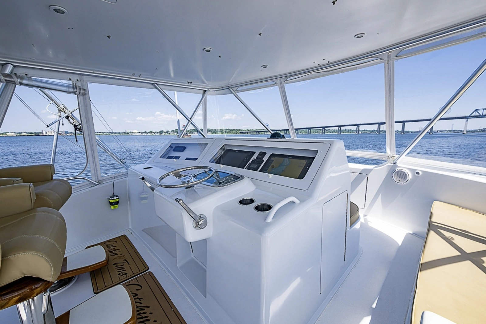 Viking 52 - Catchin Time - Flybridge Electronics