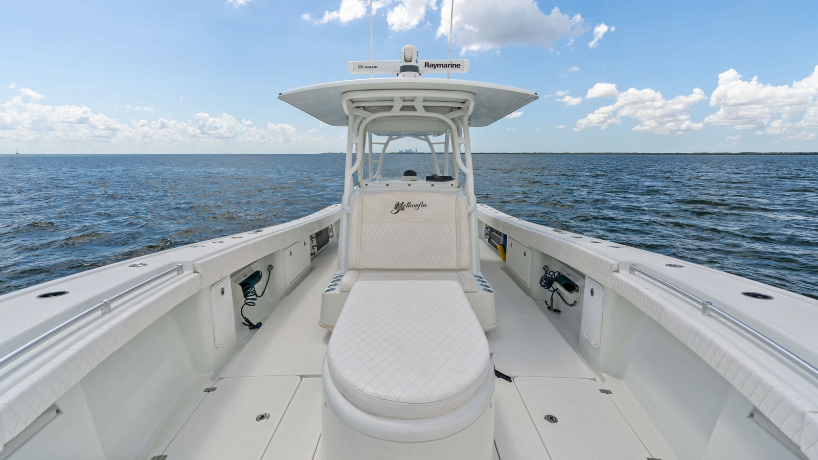 Spacious Forward Deck Seating Area