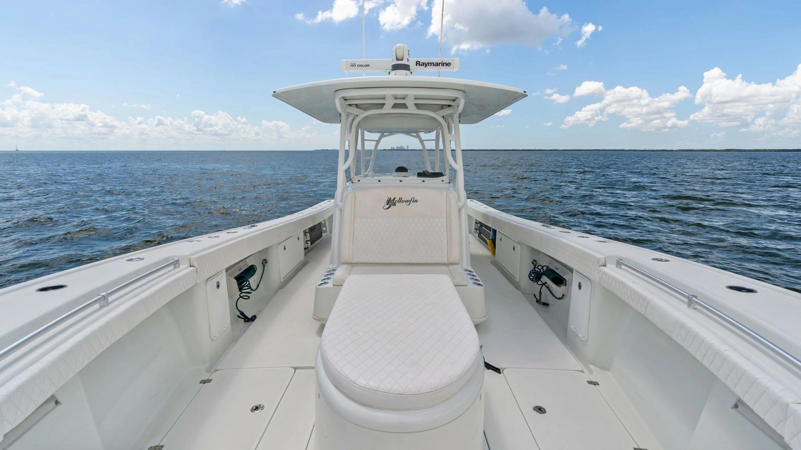 Spacious Forward Deck Seating Area
