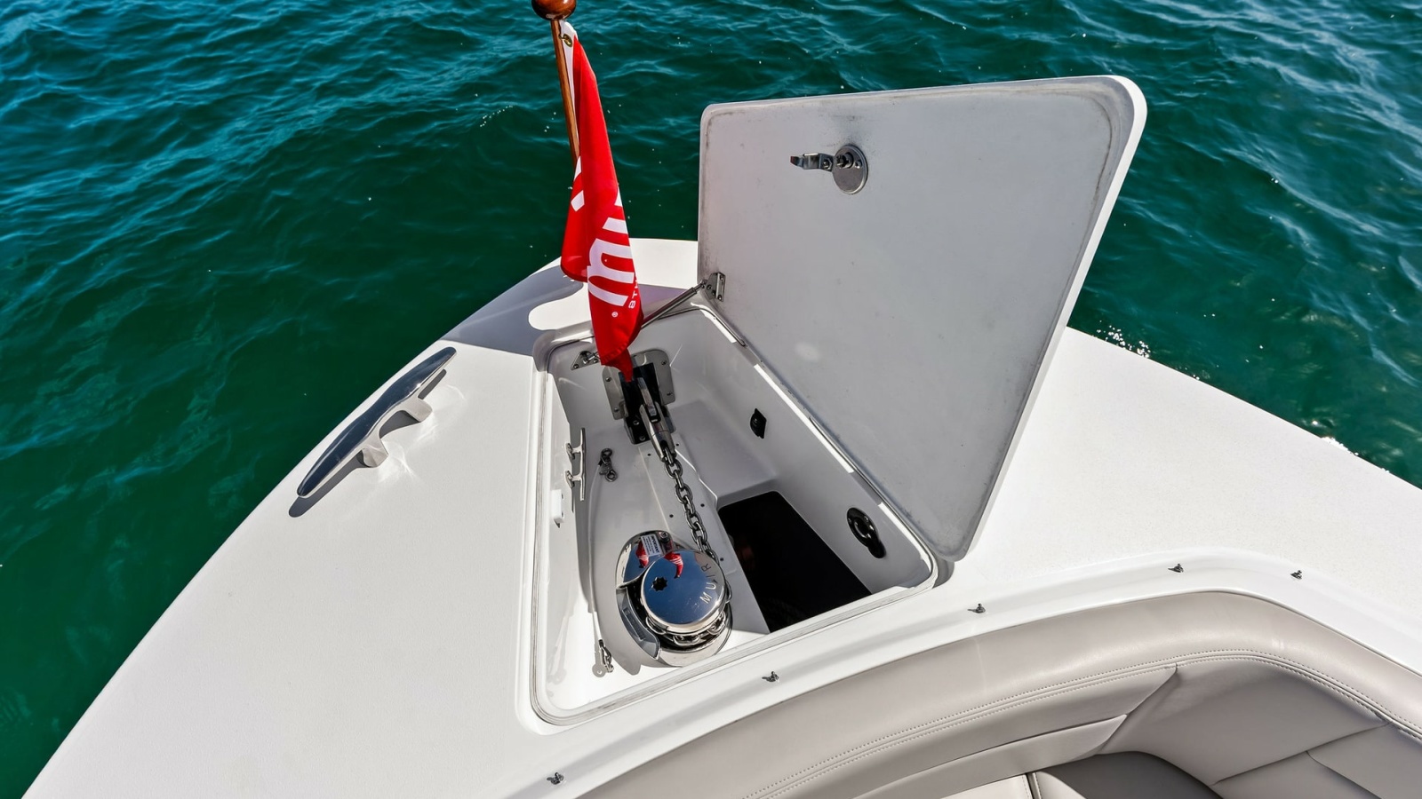 Bow Anchor Locker with Windlass
