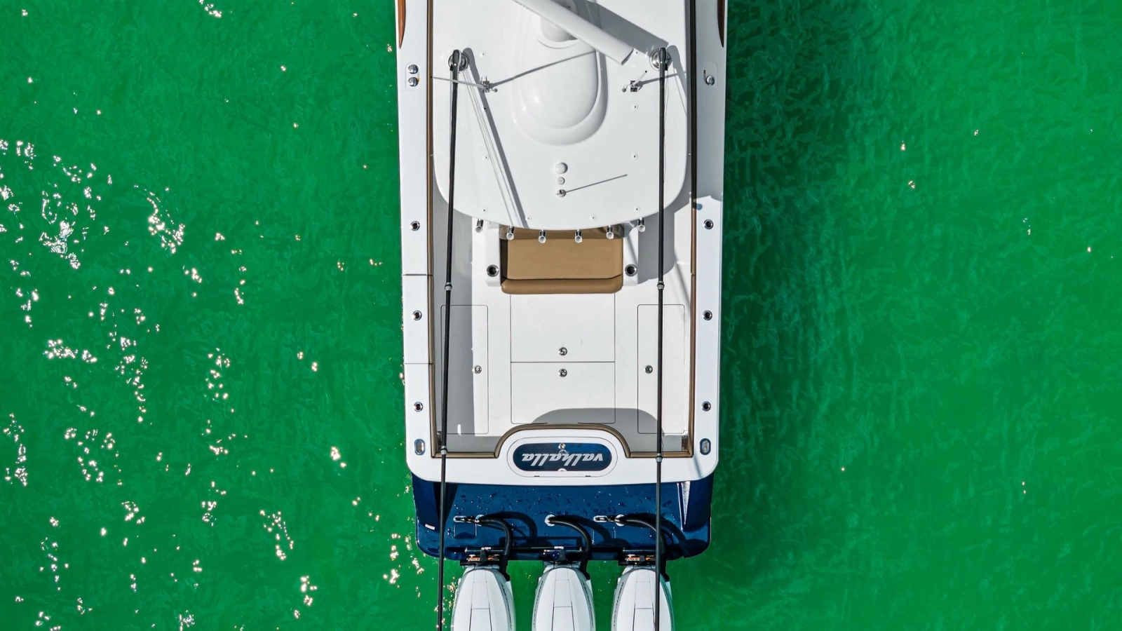 Aerial View of Stern and Engines