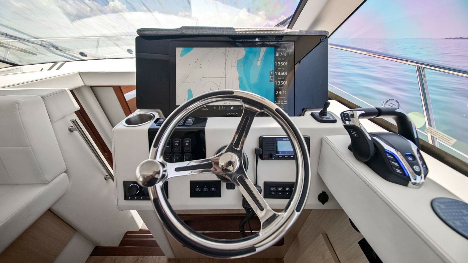 Helm Station with Navigation Display