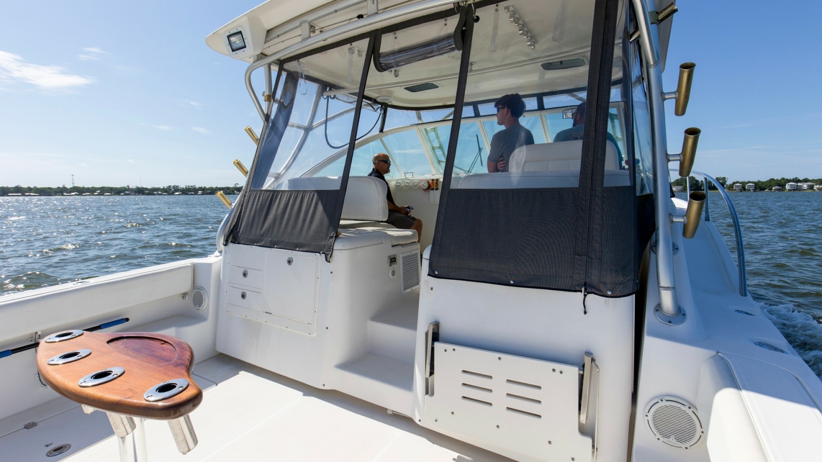 Spacious Aft Deck with Helm View