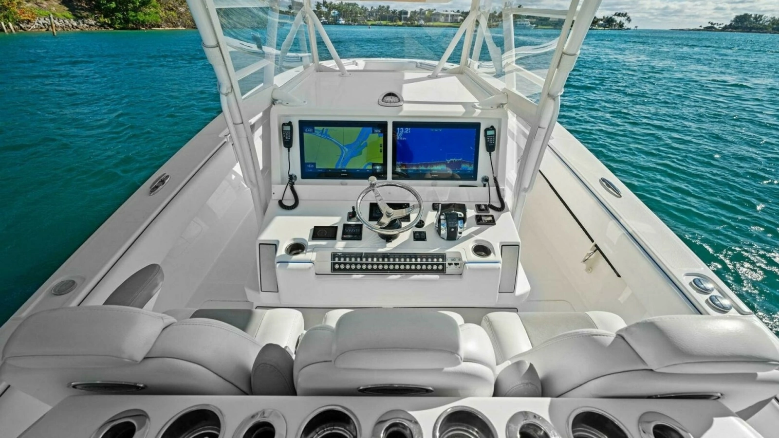 Helm Station with Dual Displays