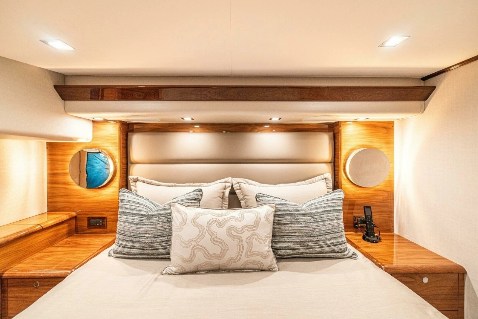 64 Viking Convertible Master Stateroom
