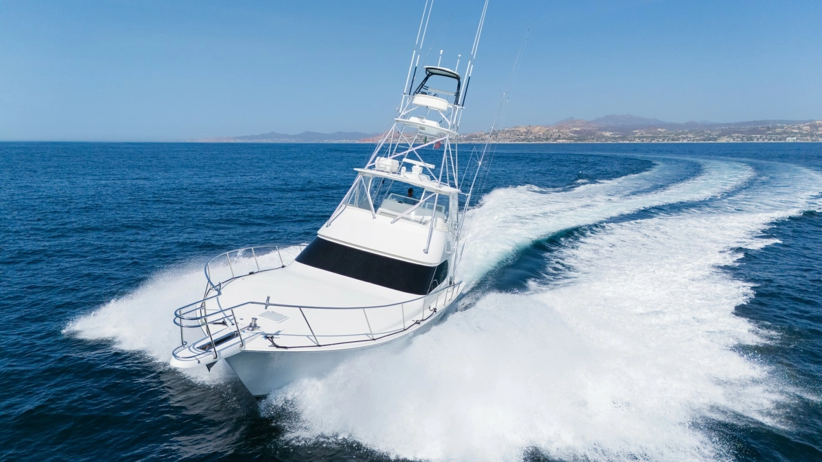 2009 Viking 50 Convertible "Jammin" - Dynamic Forward Bow View