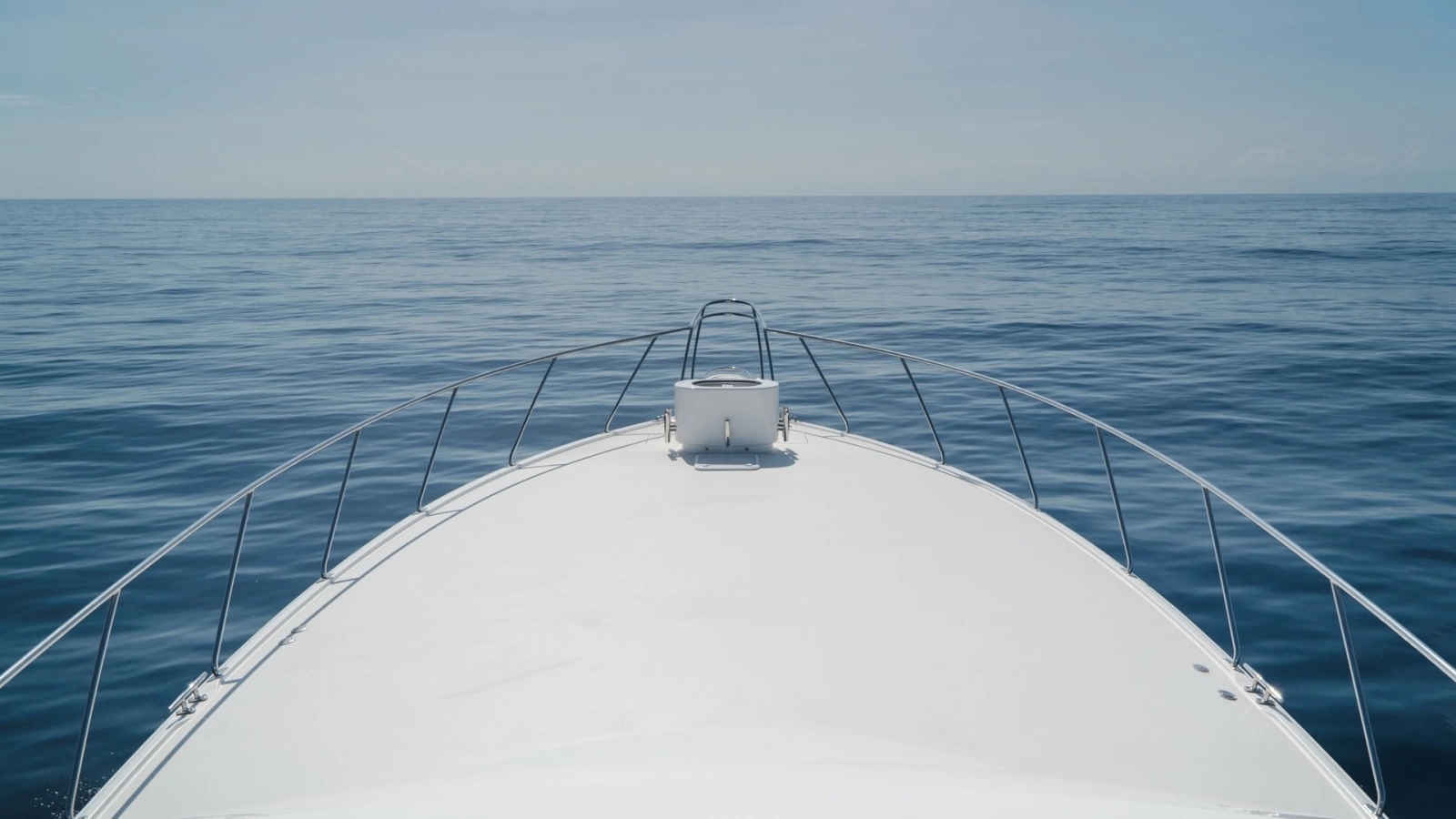 Expansive Bow View at Sea