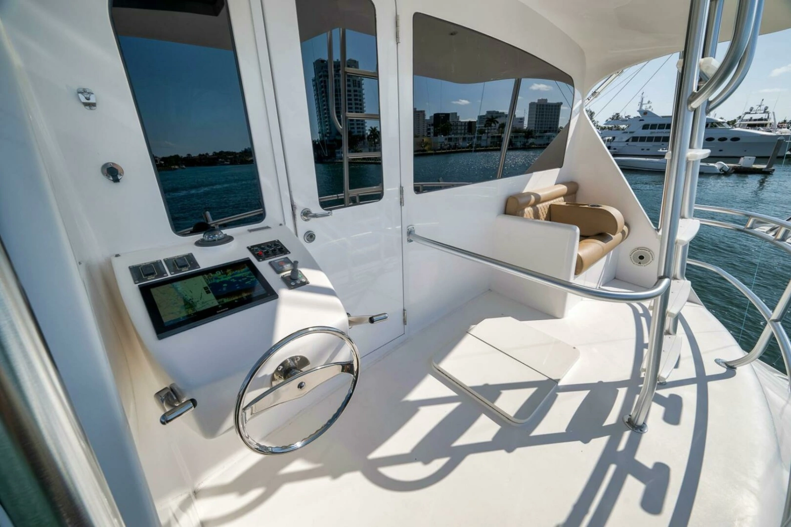 2011 Viking 76 Enclosed Bridge- TEUSEAS- Flybridge Mezzanine