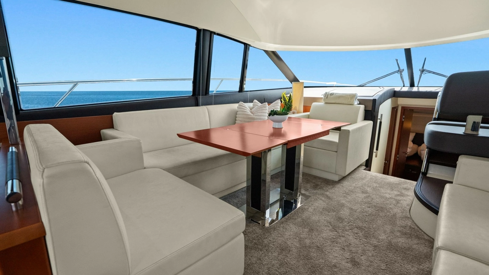 Spacious Salon with Panoramic Views