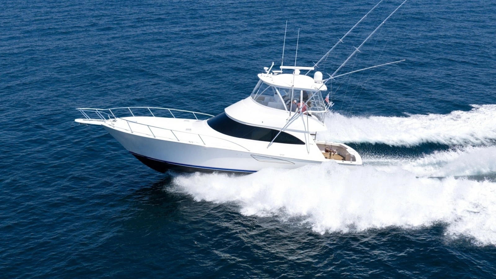 Side Profile of Viking 48 Convertible