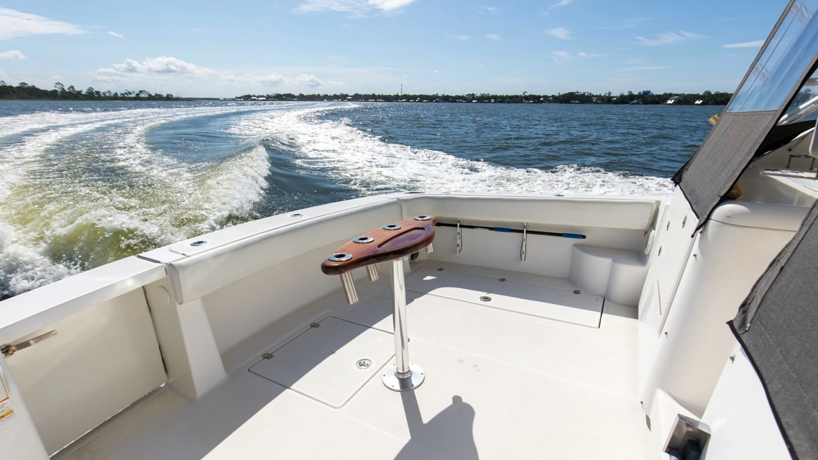 Spacious Aft Deck with Rod Holders
