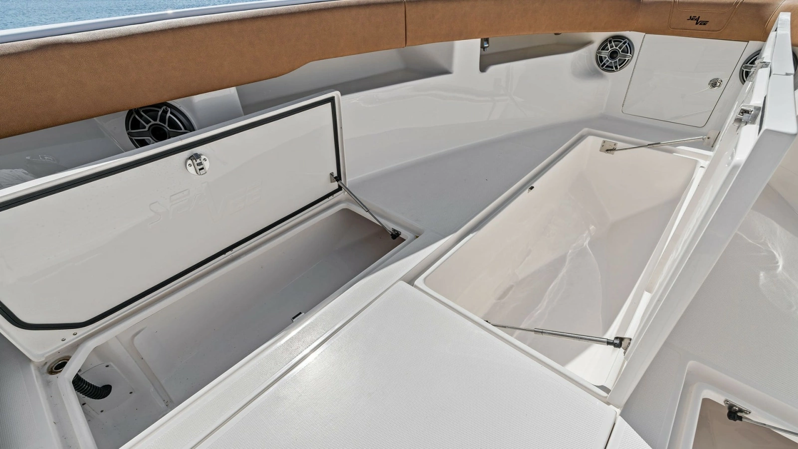Spacious Forward Deck Storage