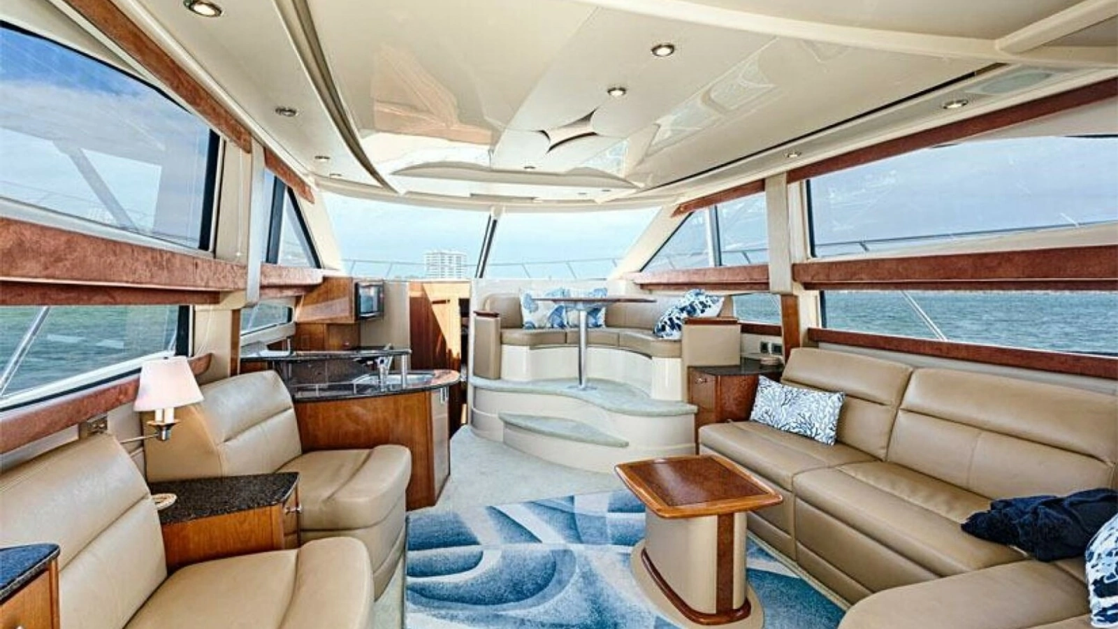 Spacious Salon with Panoramic Windows