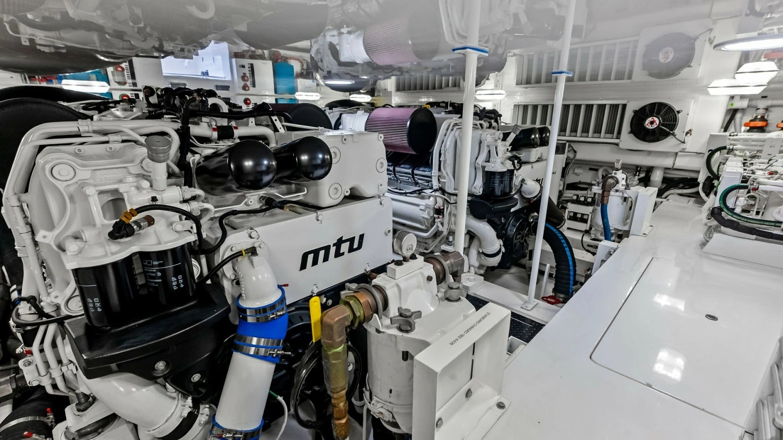 Engine Room with MTU Engines