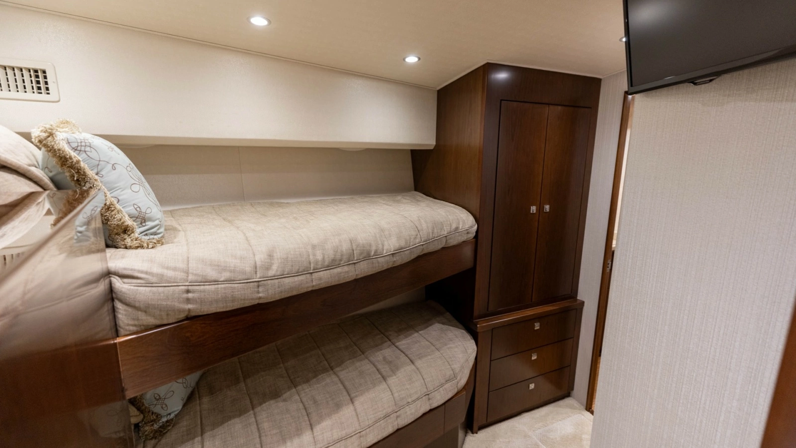 2015 Viking 76 Enclosed Bridge- CHULA- Starboard Stateroom