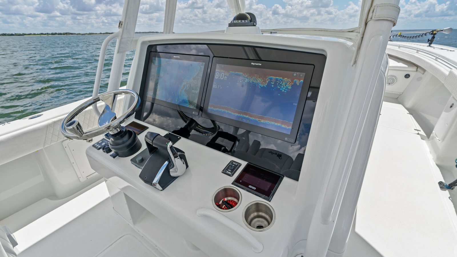 Helm Station with Dual Displays
