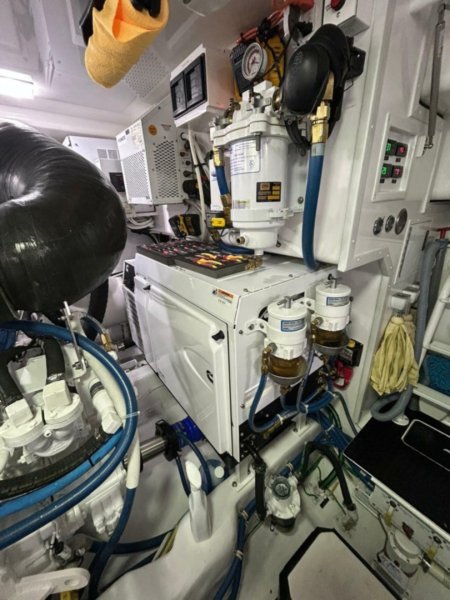 Viking 54 - REVELRY - Engine Room