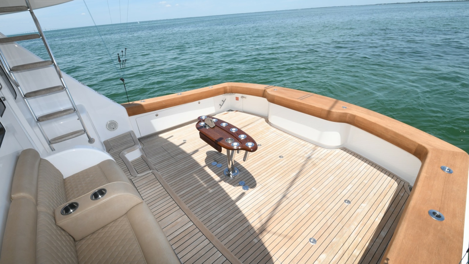 Spacious Teak Cockpit with Seating