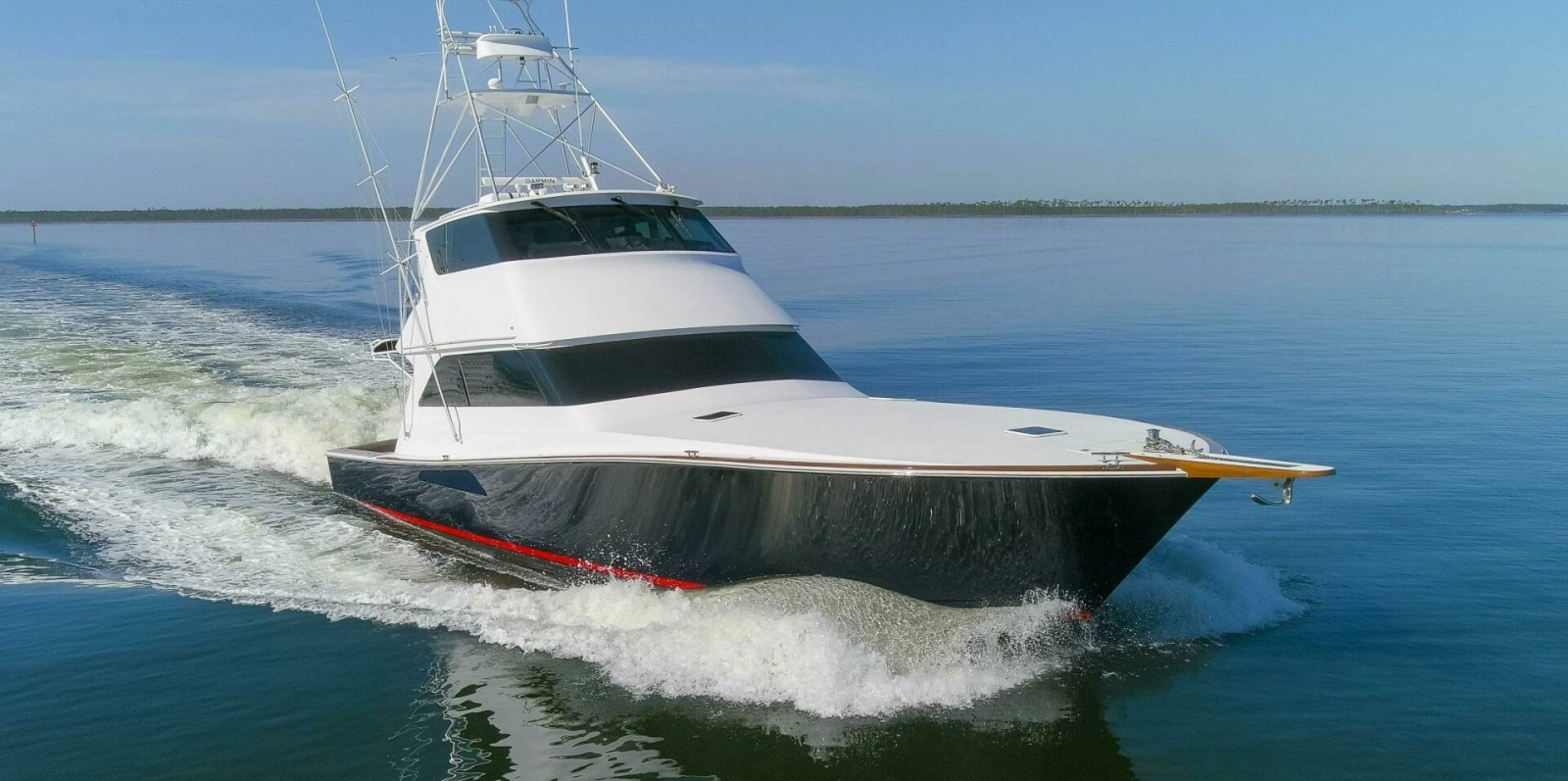 2001 65 Viking Convertible Enclosed Bridge Partnership Exterior (3)