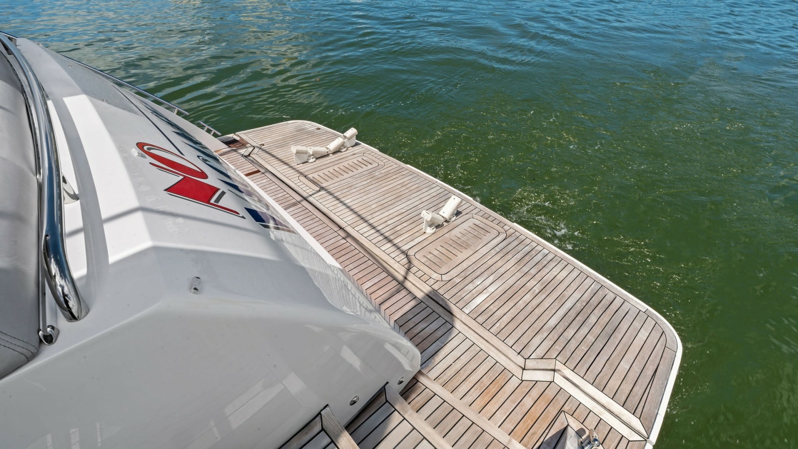 Teak Swim Platform View