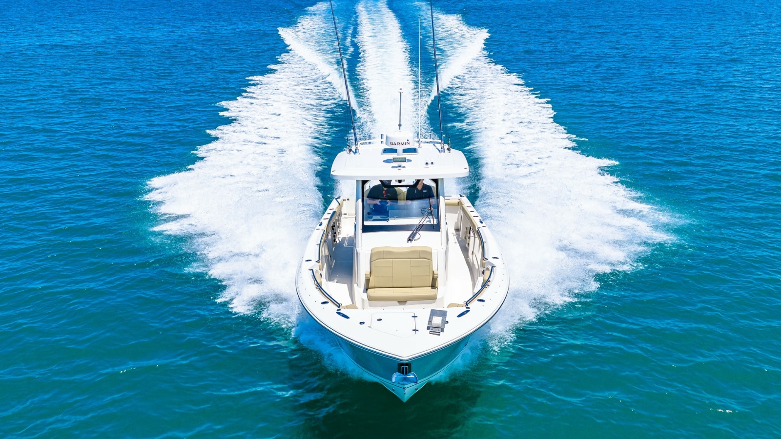 Aerial View of Bow Underway