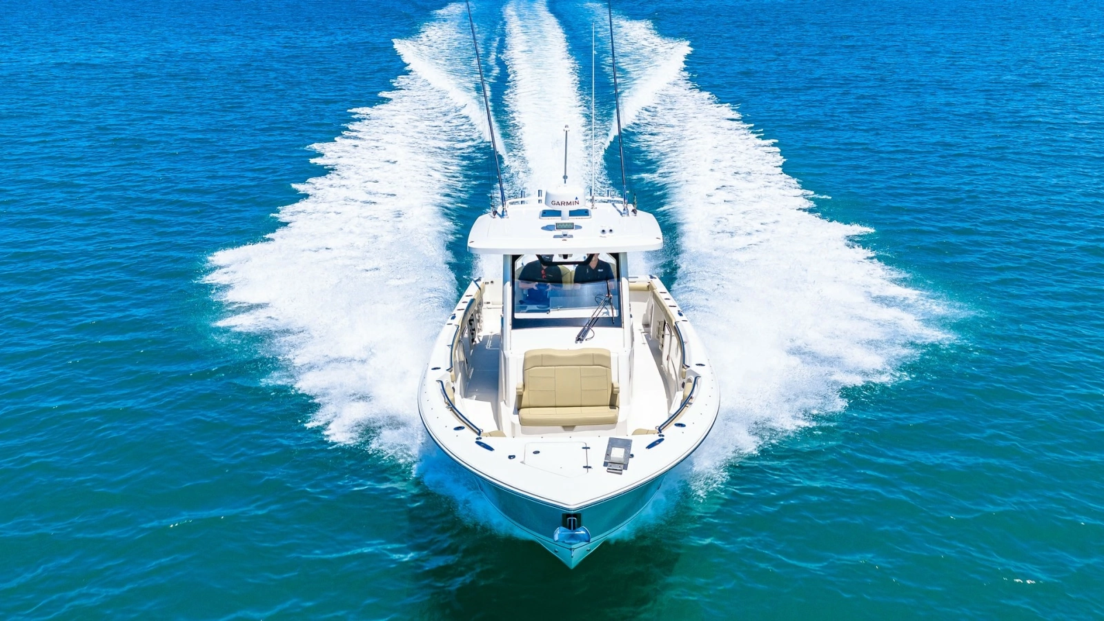 Aerial View of Bow Underway